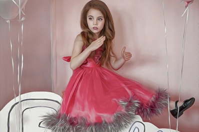 Юная жительница Самары борется за титул самой красивой девочки России