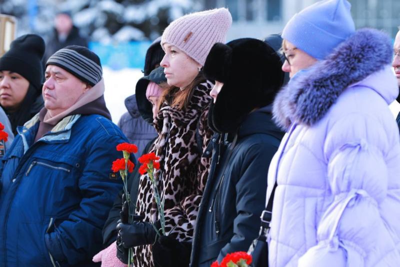 В Самаре почтили память участников СВО, погибших в новогоднюю ночь 2023 года в Макеевке