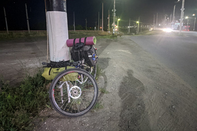 Ночная Сызрань удивила велопутешественника из Крыма