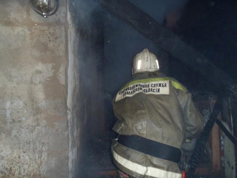 В Самарской области горела баня площадью 60 "квадратов"