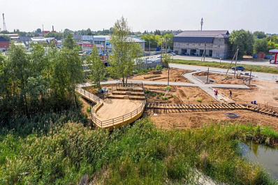 Новые объекты появляются на озере Крымском в Кинеле