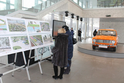 Жителям Тольятти представили проект новой набережной