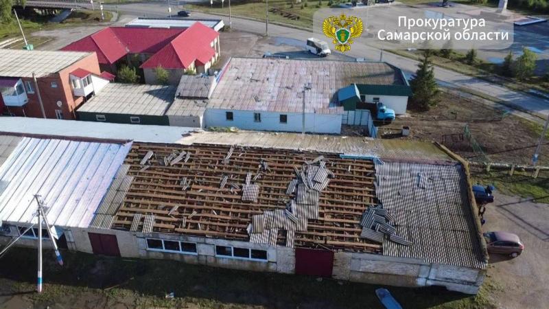 В Хворостянском районе ликвидируют последствия урагана