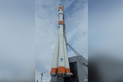 В Самаре ракету "Союз" на проспекте Ленина подсветят синим цветом