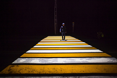 В Самаре летом 2021 года появятся проекционные пешеходные переходы