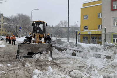 В Самаре ночью вывезут снег с восьми крупных участков