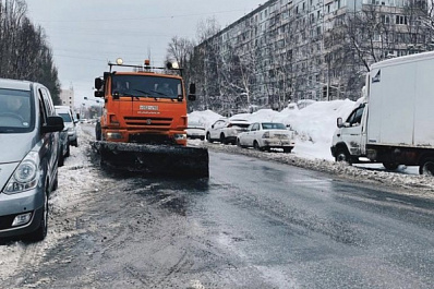 Глава Самары проверила качество уборки снега в городе на выходных