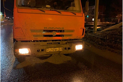 В Самаре КамАЗ со снегом насмерть сбил пешехода 