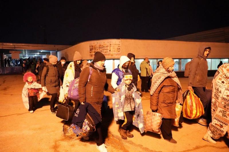 В Самарской области встретили второй поезд с вынужденными переселенцами