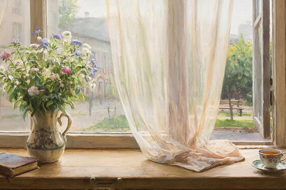 День сидения на окне. Такое утро