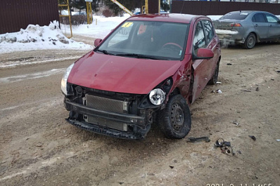 В Кинеле автоледи нарушила ПДД и осталась без "морды"