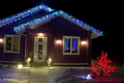 В Кошкинском районе подвели итоги конкурса на лучшее новогоднее украшение села
