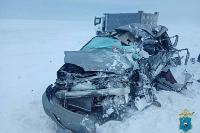 Выехал на встречку: в Самарской области после ДТП легковушки и грузовика двое попали в больницу