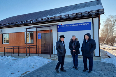 В селе Малая Малышевка возведено модульное здание врачебной амбулатории 