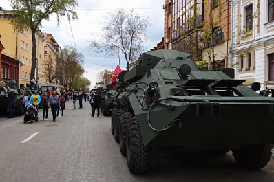 Военная техника ждёт самарцев на Молодогвардейской