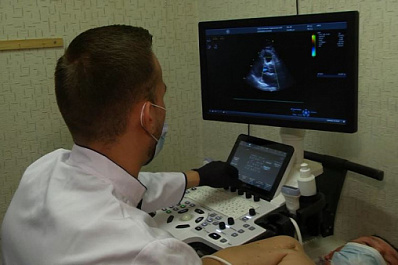 Новое оборудование в Кинель-Черкасской больнице позволяет увидеть и услышать, как работают органы человека