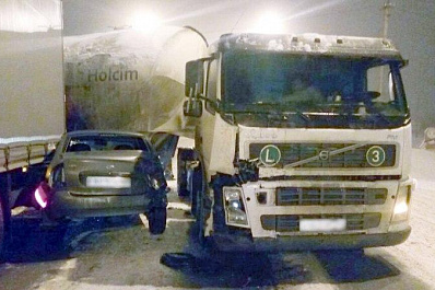 22-летний автомобилист пострадал в массовой аварии в Ставропольском районе