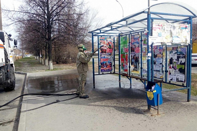 В Самарской области продезинфицировали 42 километра дорог