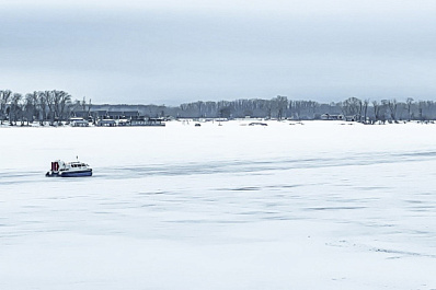 Стало известно, где в Самарской области самый крепкий лед на Волге
