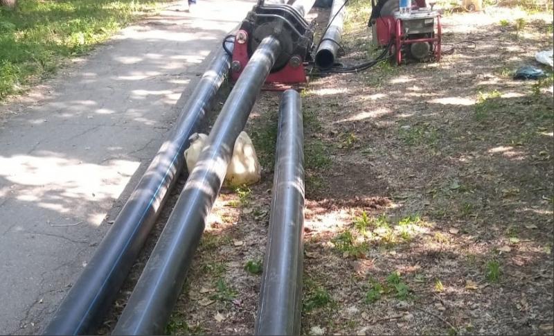 В Промышленном районе Самары перекладывают 240 метров канализационных труб
