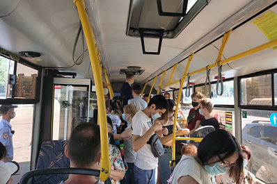 С начала 2021 года на пассажиров без масок в транспорте в Самаре составили 309 протоколов