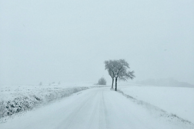 Водители, оказавшиеся в снежном плену, могут попросить помощи у ГИБДД
