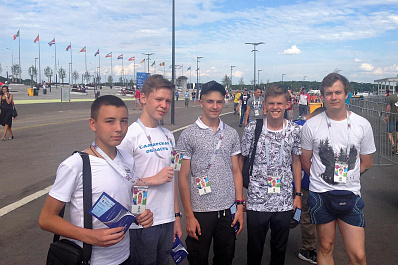 Лучшие юнармейцы Самарской области посетили матч чемпионата мира по футболу