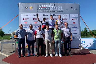 В гонке на время чемпионата России по велоспорту самарцы финишировали в пятерке