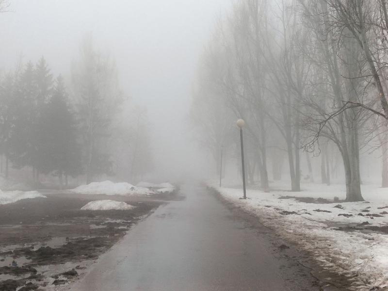 Густой туман окутал Самарскую область утром 4 февраля 