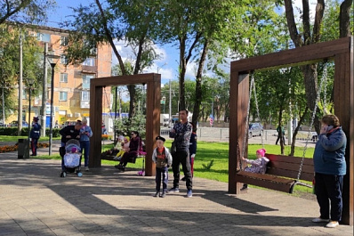 В Самаре открыли обновленный сквер имени Куйбышева