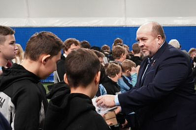 Дети с ОВЗ отметили Всемирный день ребенка футбольным матчем