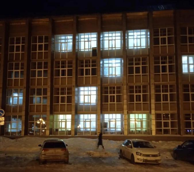 На тольяттинских зданиях 11 марта появилась буква "Z"