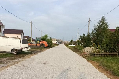 В селе Подстепки обустроили дороги на месте бывших грунтовок