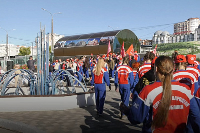 Самара встретила "Поезд героев"