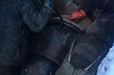 В Сызрани на улице Свердлова окончательно устранили порыв на трубопроводе