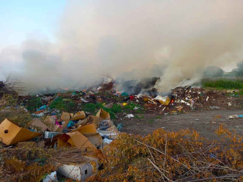 В Самарской области сгорело 400 квадратных метров мусора