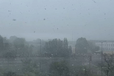 Утром 28 апреля Самарскую область засыпало снегом