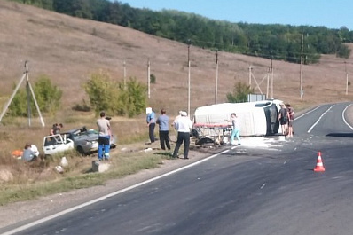 Водитель Daewoo и его пассажир-подросток погибли в ДТП с "газелью" в Исаклинском районе