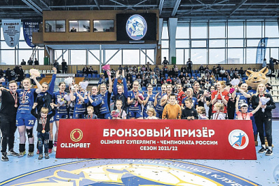 Гандбольная "Лада" заняла третье место на национальном чемпионате в шестой раз