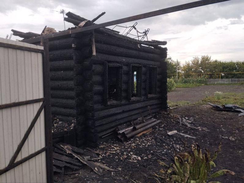 В Шигонском районе 24 августа загорелся частный дом
