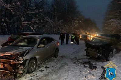 В Самарской области по дороге в Ширяево случилась двойная авария