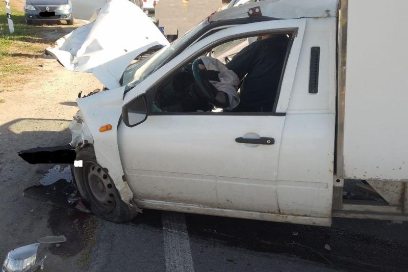 В Шигонском районе столкнулись две "Гранты" 24 сентября