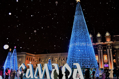 25 тысяч самарцев в новогоднюю ночь побывали на площади Куйбышева
