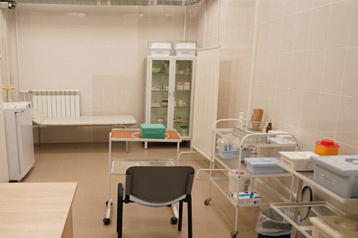 Ремонт в поликлинике Богатовского района вышел на финишную прямую