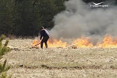 Сызрань возглавила антирейтинг Самарской области по природным пожарам