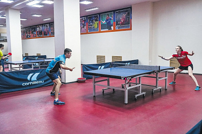 Команду по настольному теннису поздравили с успешным выступлением на чемпионате России