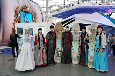 На выставке "Россия" самарский этнопарк провел интерактивную экскурсию 