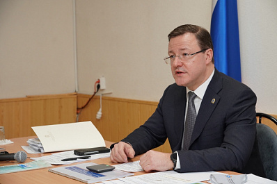 Дмитрий Азаров о Хворостянском районе: "Очень хорошее впечатление от того, как здесь реализуются национальные проекты"