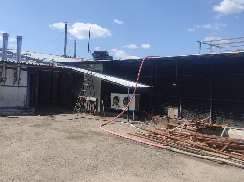 В Самарской области загорелся продуктовый цех