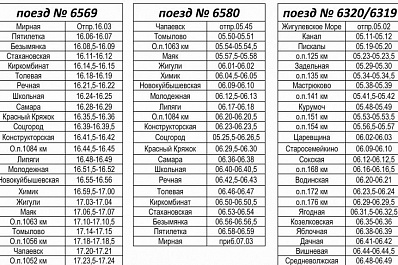 С 1 февраля в Самарской области изменится расписание четырех электричек